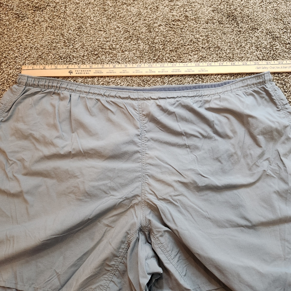 Patagonia Gray Lined Mens Athletic Shorts Size XL - Picture 6 of 7